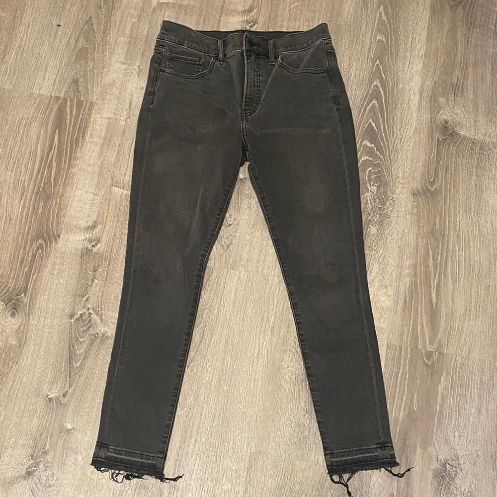 Express Women's Dark Gray Skinny Jeans